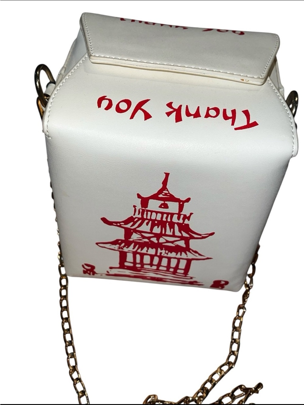 NWT Chinese Takeout Box Purse Shoulder Crossbody Bag - Picture 6 of 7